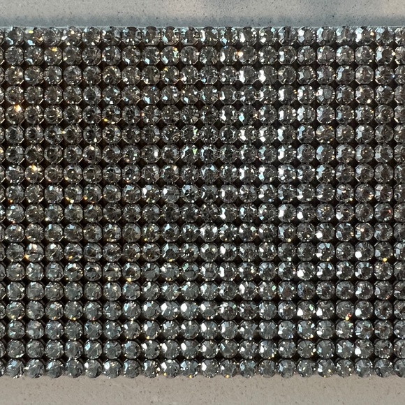 Beautiful Swarovski Crystal Wide Cuff Bracelet - Picture 3 of 3